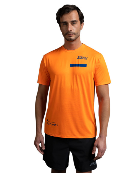 Camiseta manga corta BIKKOA PRO PLAYERS hombre naranja