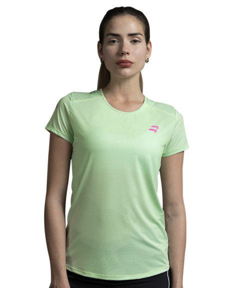 Camiseta deportiva manga corta BIKKOA SIRA mujer verde