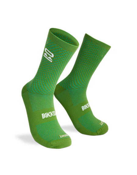 Calcetines deportivos Bikkoa KOM Verdes