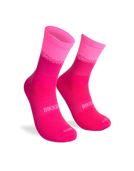 Calcetines deportivos BIKKOA DUET rosa fluor