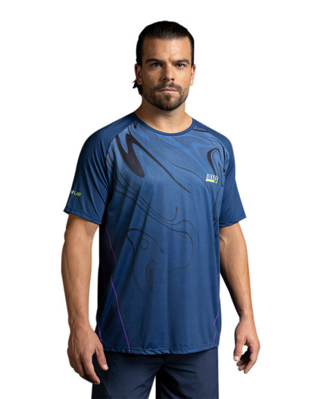 Camiseta deportiva BIKKOA LIQUID LAB azul