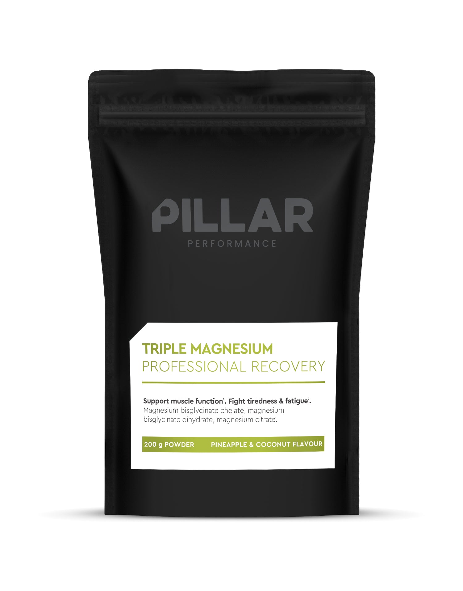 Triple Magnesium Piña Coco de Pillar Performance magnesio deportivo para runners, ciclistas y triatletas