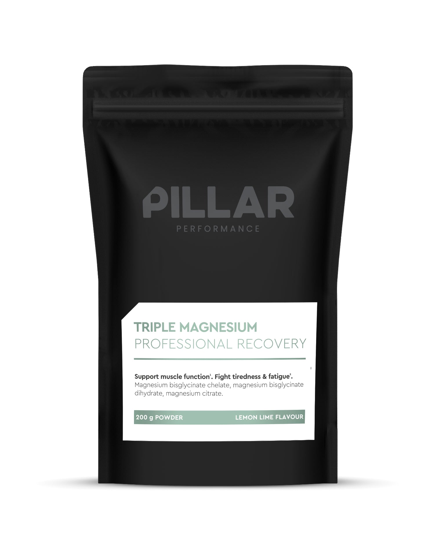 Triple Magnesium Lima Limón de Pillar Performance magnesio deportivo para runners, ciclistas y triatletas