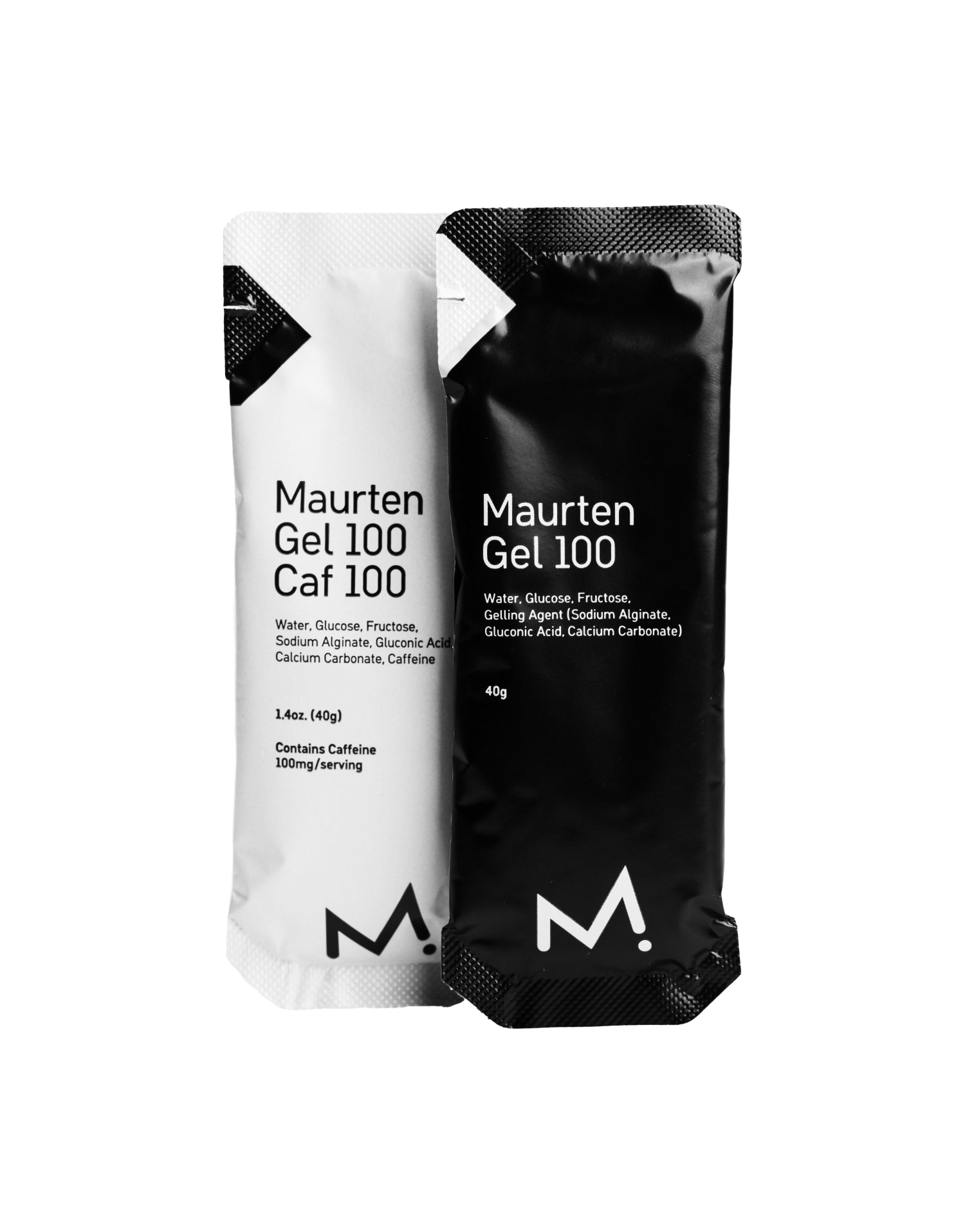 Maurten Gel Combo Pack con Gel 100 y Gel 100 CAF 100 para running, ciclismo y triatlón