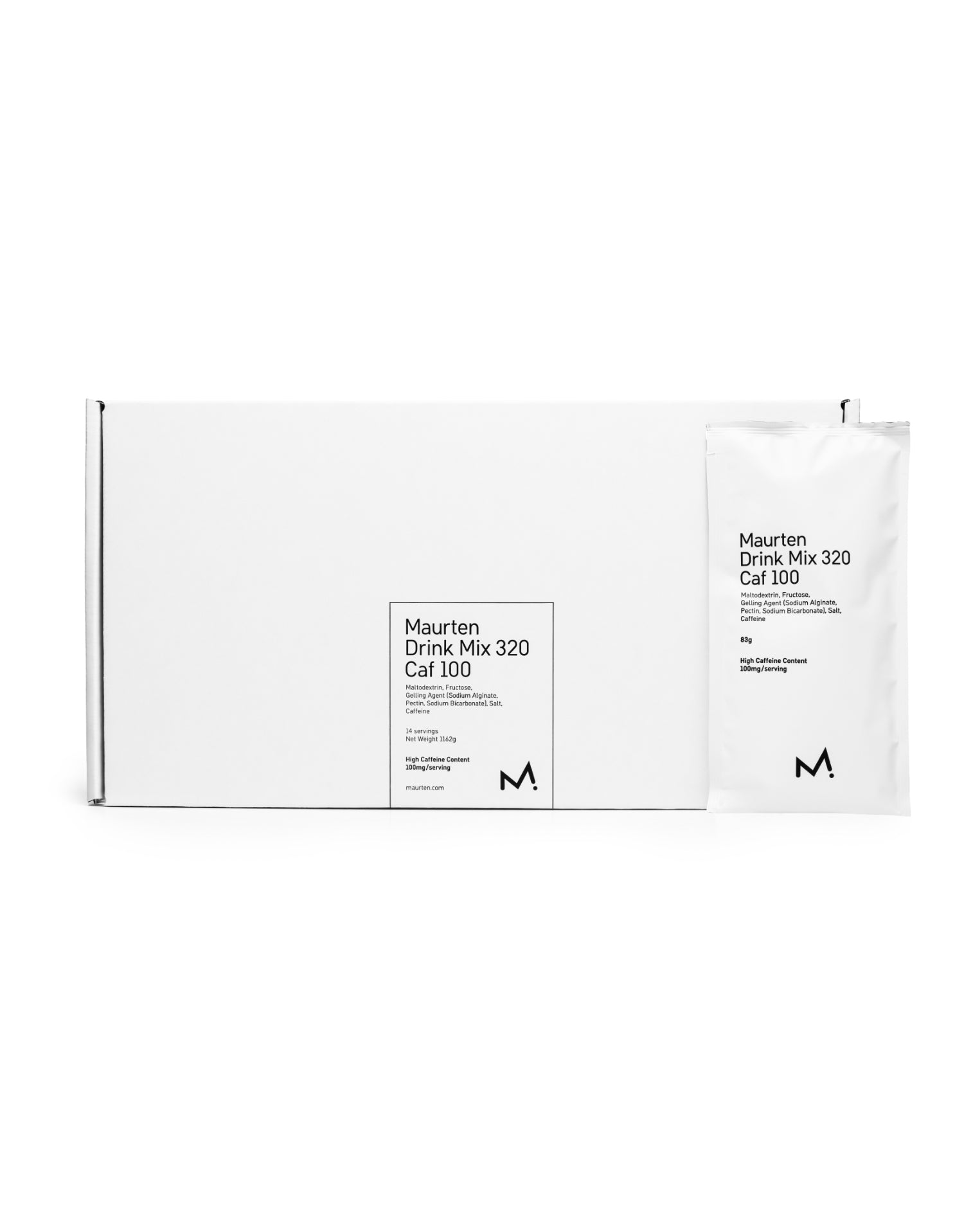Maurten Drink Mix 320 CAF 100 | Bebida Energética con Cafeína y Hidrogel Alta en Carbohidratos