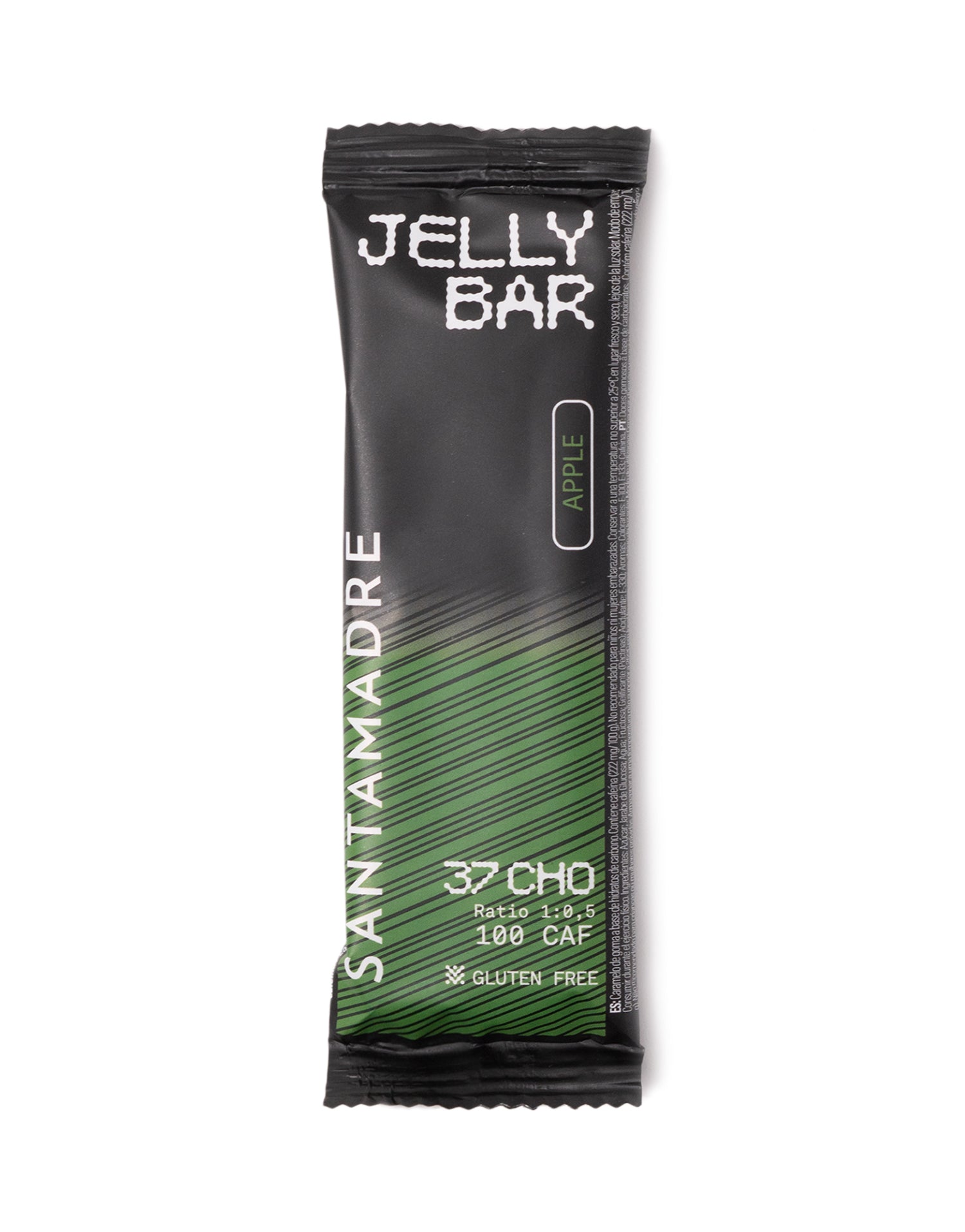 Santa Madre Energy Jelly con 100 mg de cafeína para deportes de resistencia - Manzana
