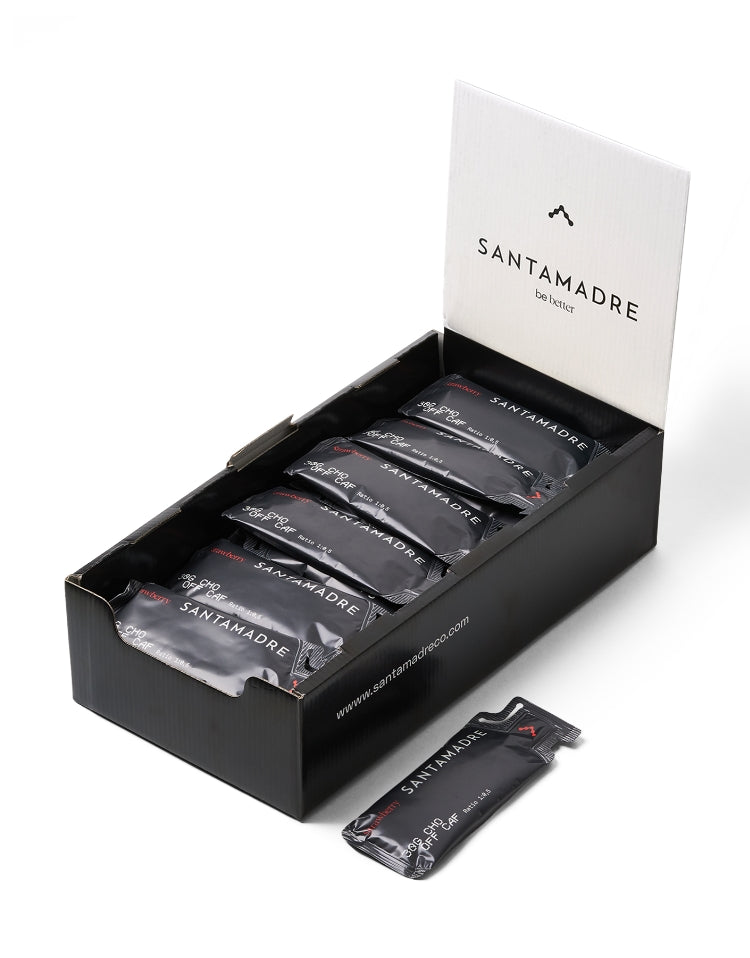 Gel energético con carbohidratos Santa Madre 30CHO para trail running - Fresa