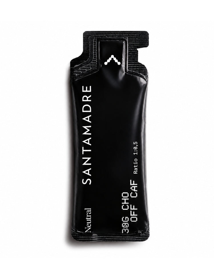 Santa Madre Gel Energético 30CHO formato monodosis para ciclismo y running - Neutro