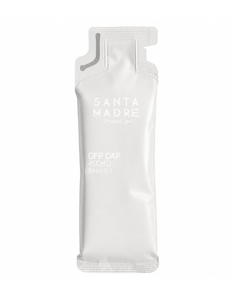 Santa Madre Unusual Gel 45CHO OFFCAF 100 g gel energético con 45 gramos de carbohidratos para running y ciclismo - Neutro