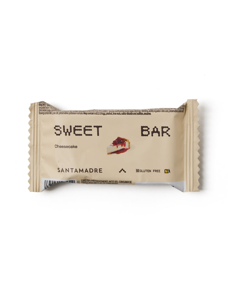 Santa Madre Sweet Bar barrita deportiva fácil de transportar durante entrenamientos - Tarta de Queso