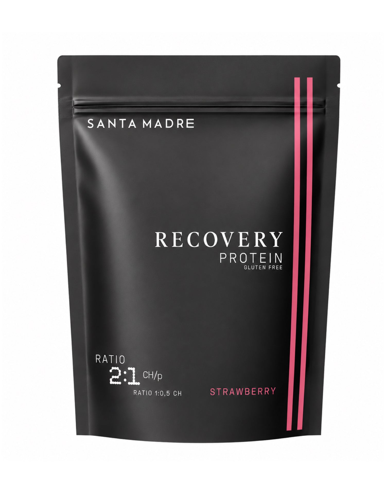 Santa Madre Recovery Native Protein 800 g bebida recuperadora con proteína nativa para running y ciclismo - Fresa