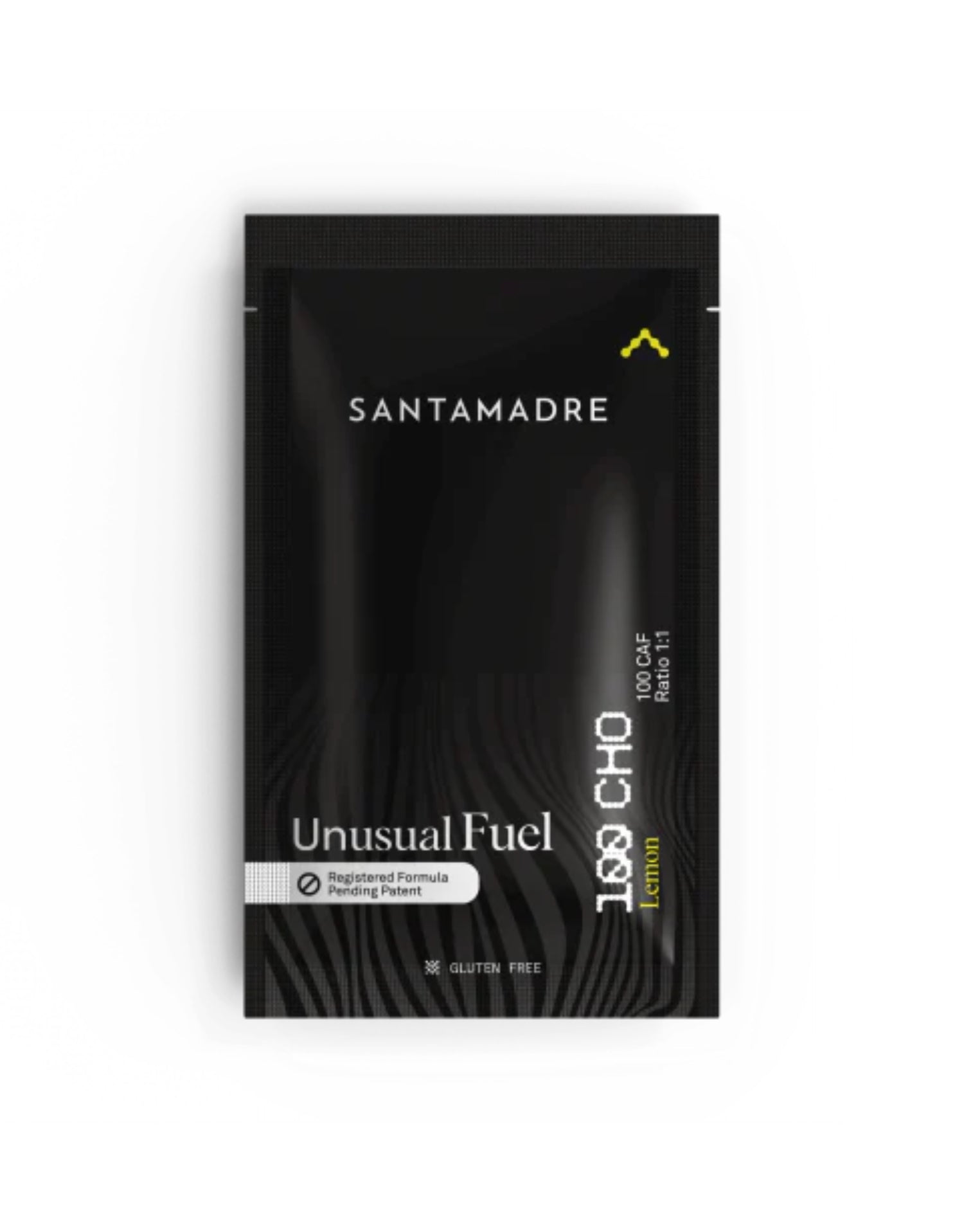 Santa Madre Unusual Fuel 100CHO bebida deportiva para maratón, triatlón y ciclismo de larga distancia - Limón con Cafeína