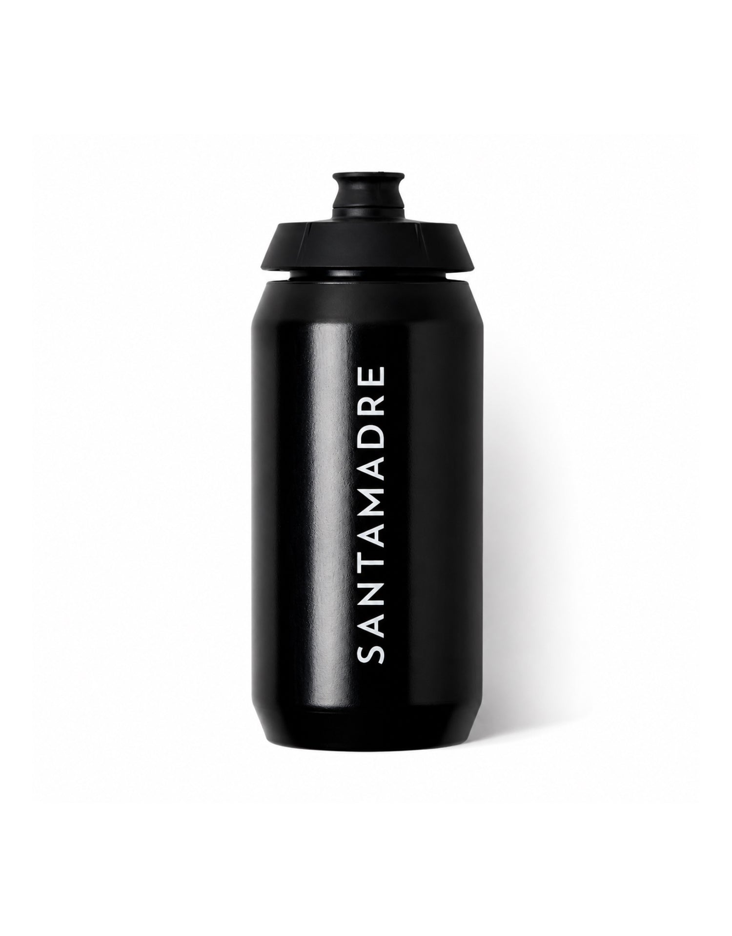 Botella deportiva Santa Madre 550 ml compatible con bebidas energéticas para deportes de resistencia - Negro