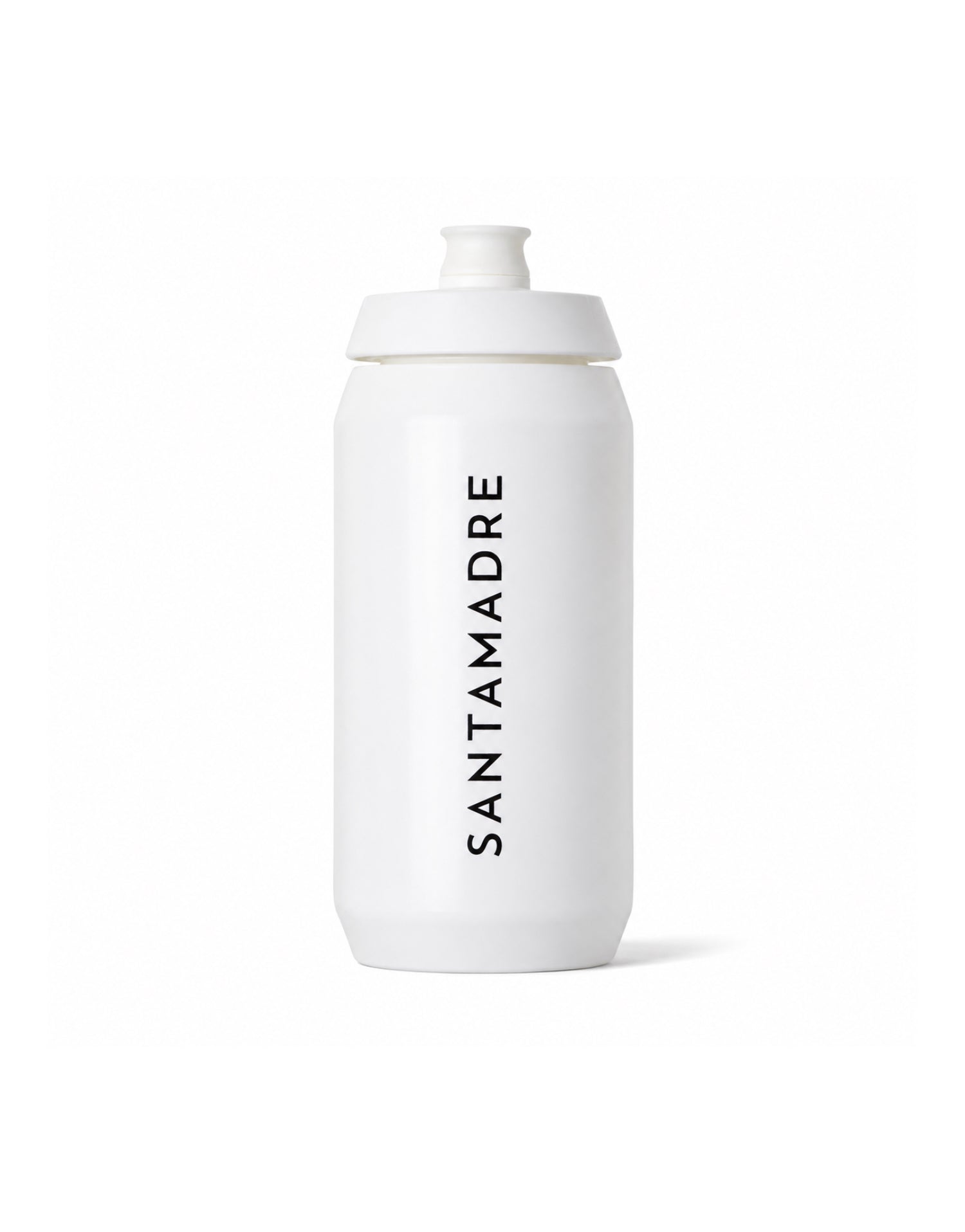 Bidón Santa Madre Extra Light 550 ml botella deportiva ligera para running, ciclismo y triatlón - Blanco