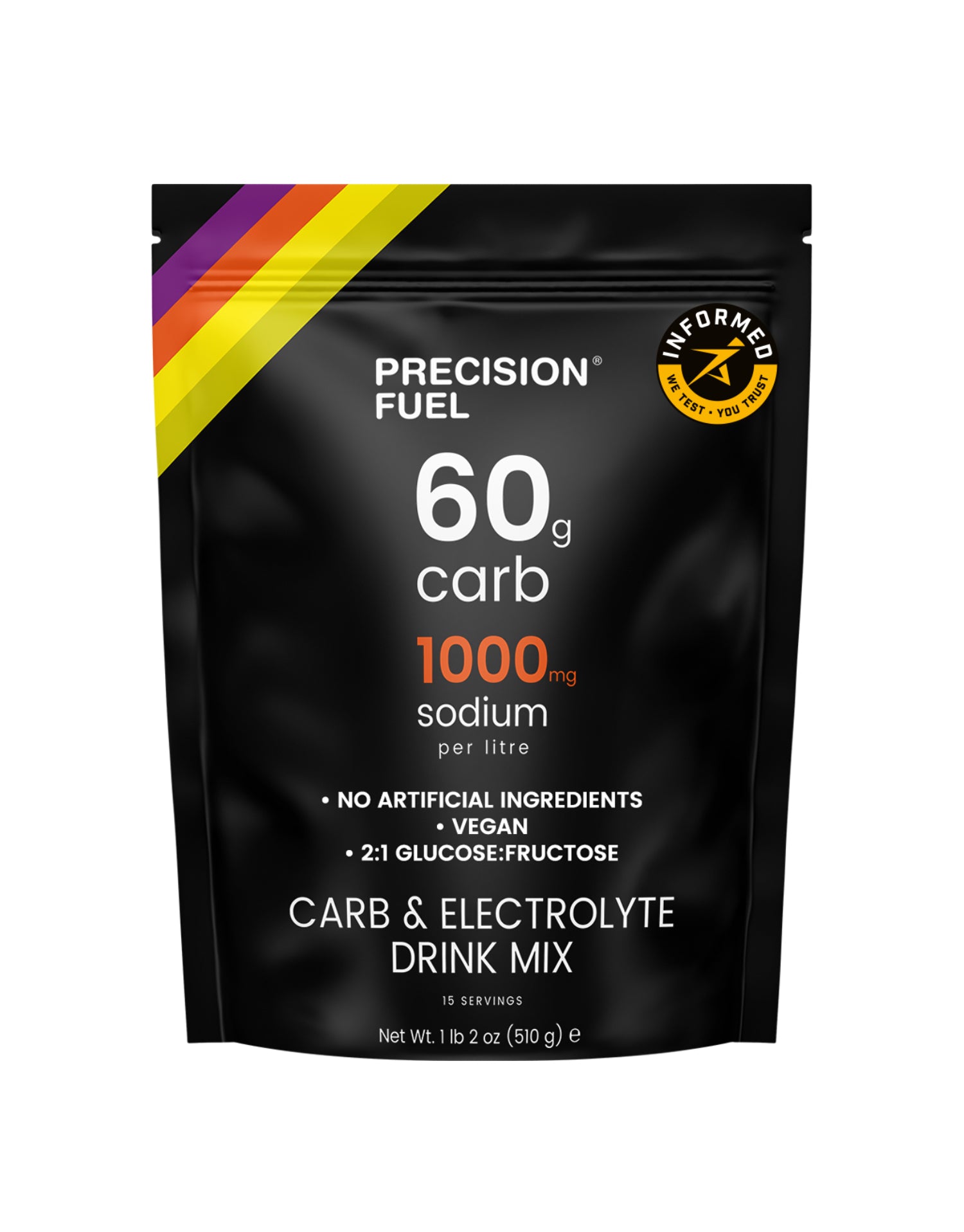 Bebida Hipotónica Precision Fuel Carb & Electrolyte con carbohidratos y electrolitos