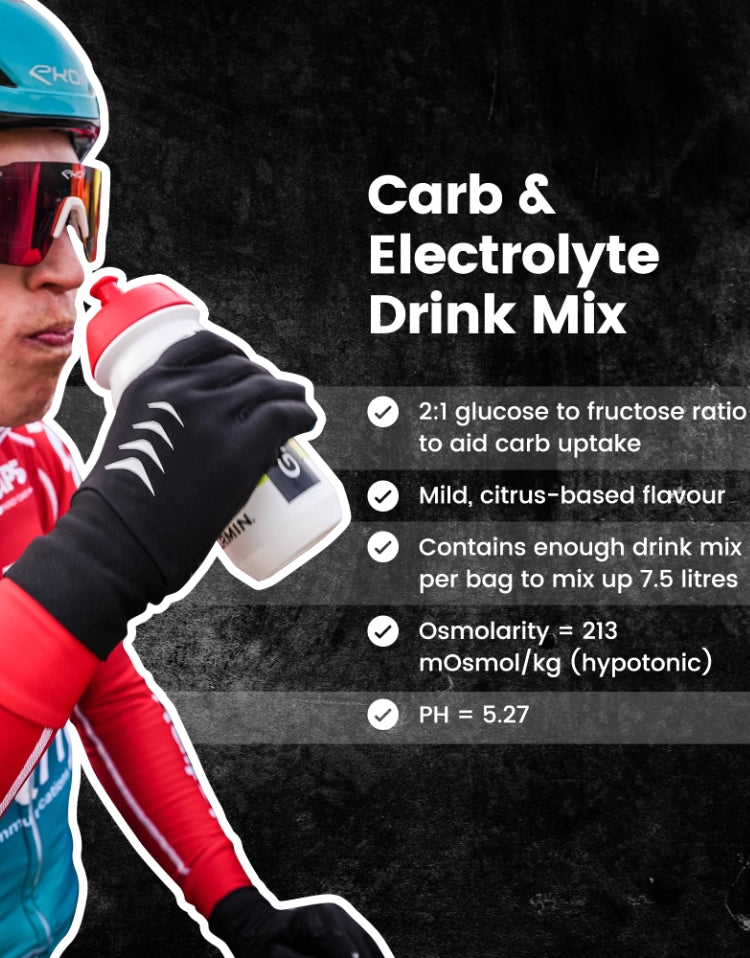 Precision Fuel Carb & Electrolyte bebida hipotónica para ciclismo y triatlón