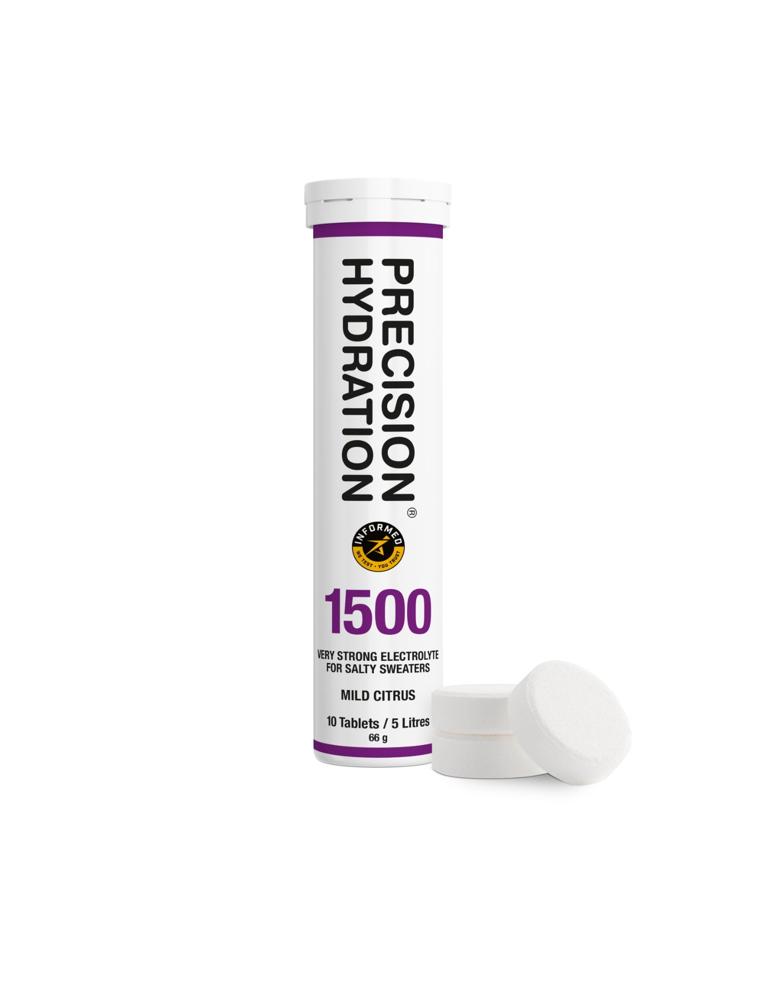 Bebida de electrolitos Precision Fuel Electrolyte Tablets para ciclismo y triatlón - PH1500