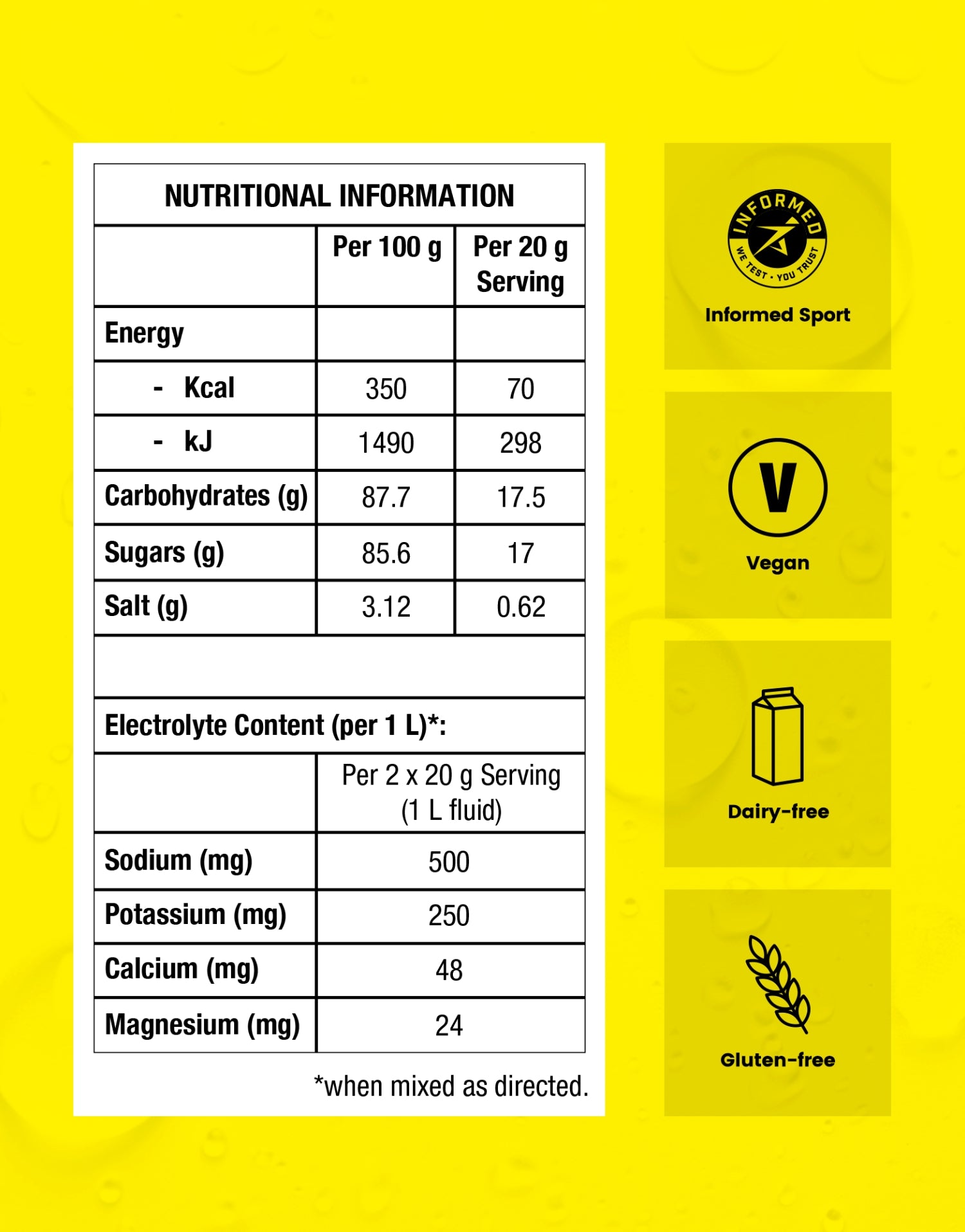 Precision Fuel Electrolyte Drink Mix bebida hipotónica para running y trail running - PH500