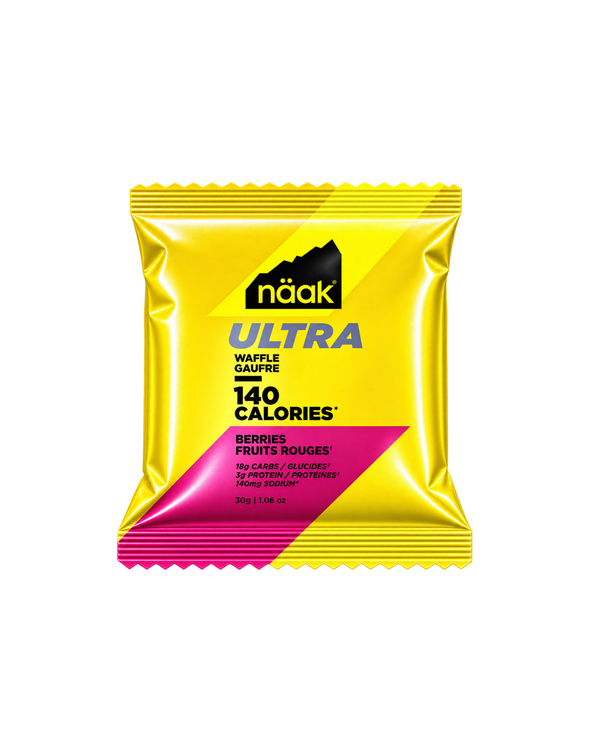 Gofre deportivo Näak Ultra 140 para aportar energía durante entrenamientos y competición - bayas