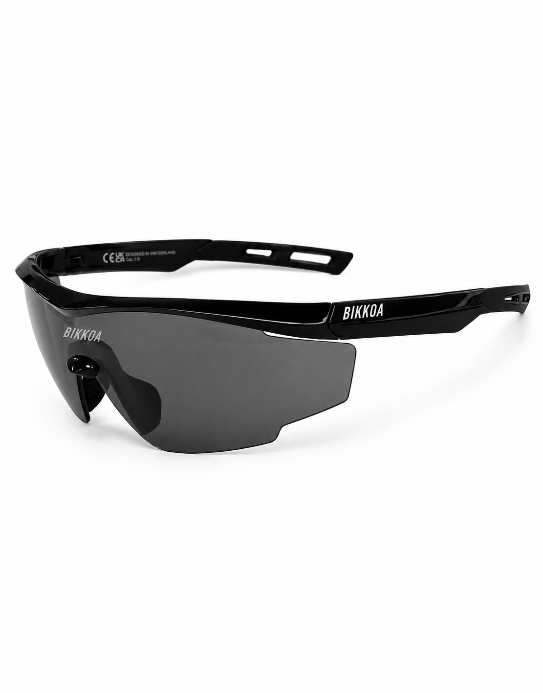 BIKKOA DERION negras gafas para ciclismo de carretera y gravel - negro