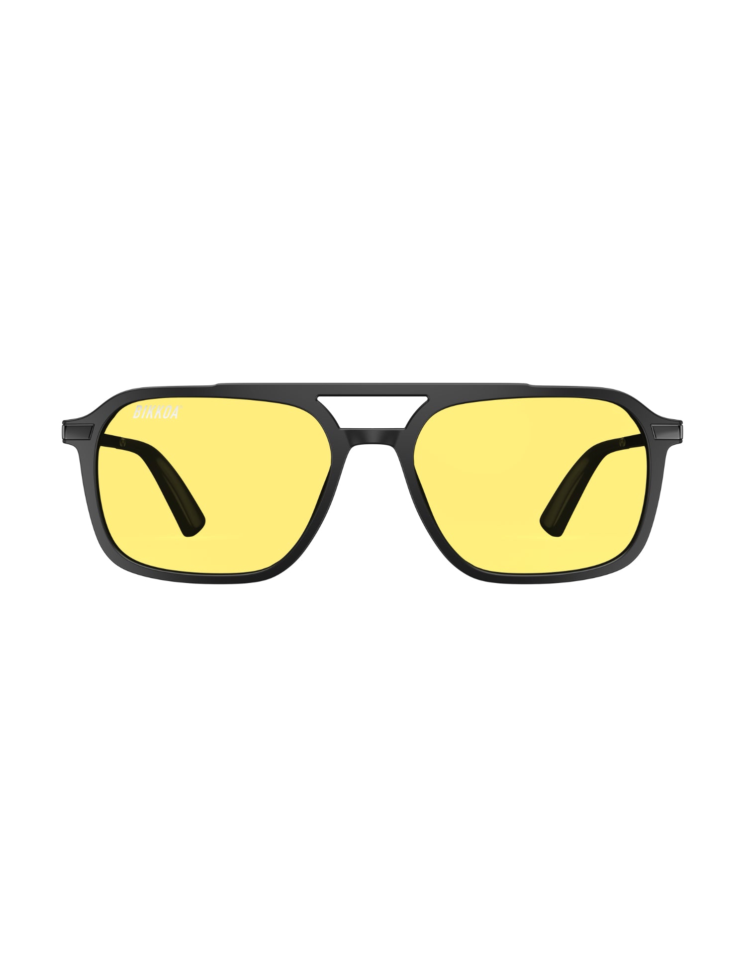 Gafas BIKKOA NOR Activate con lente amarilla vista frontal lateral para activación y rendimiento visual - Amarillo