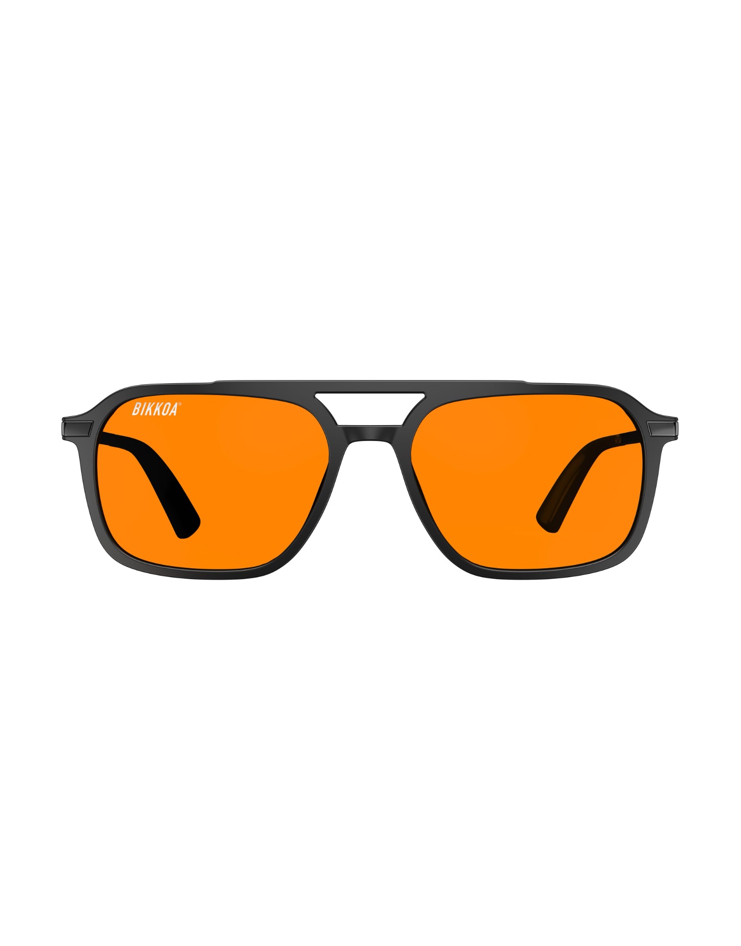 Gafas BIKKOA NOR Activate con lente naranja vista frontal lateral para activación y rendimiento visual - Naranja