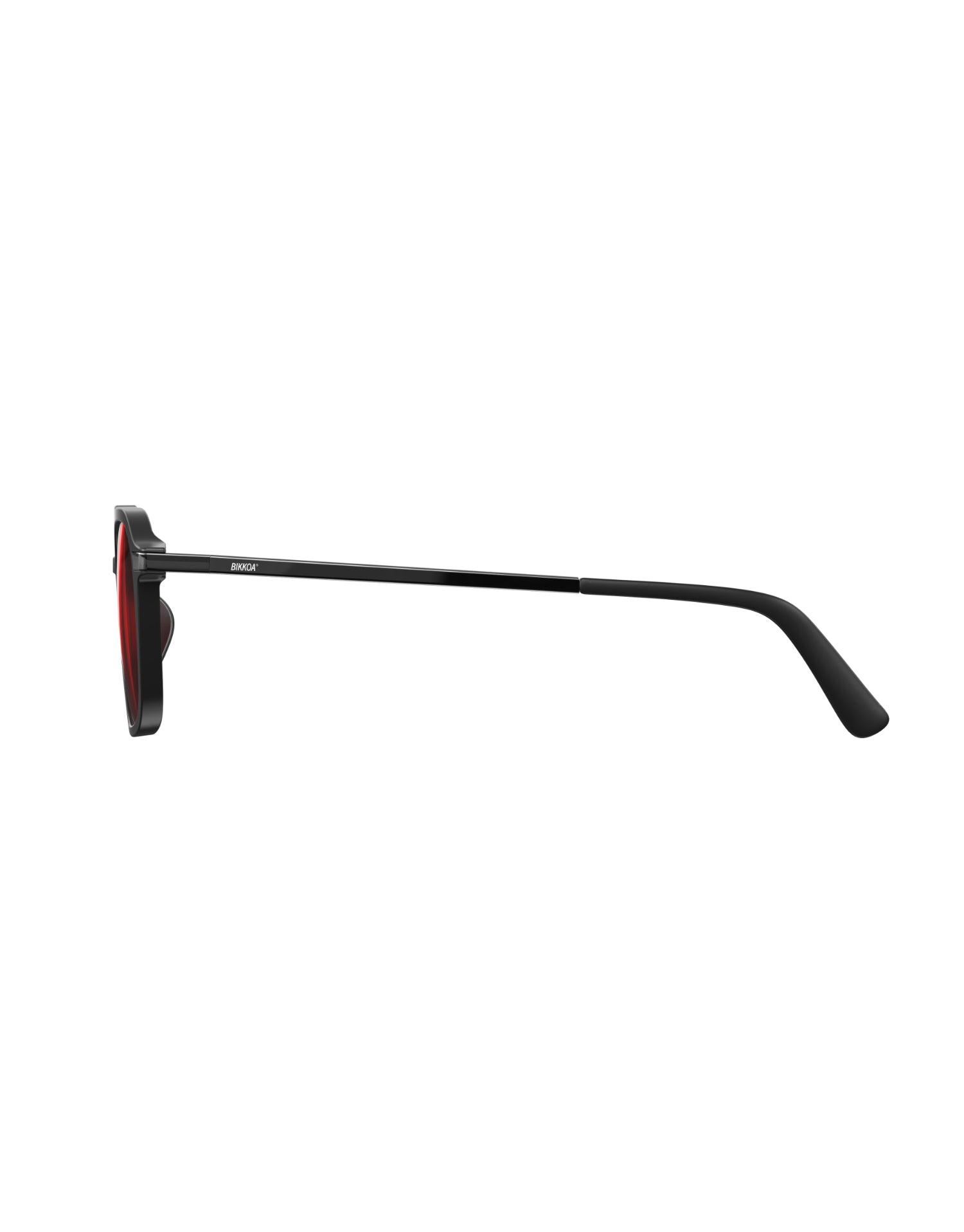 Gafas BIKKOA NOR Activate con lente rojo vista frontal lateral para activación y rendimiento visual - Rojo