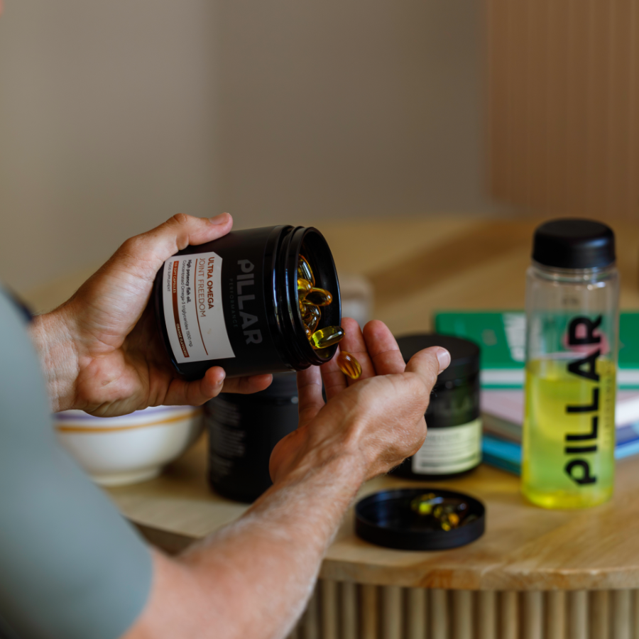 Ultra Omega Pillar Performance suplemento premium de EPA y DHA para salud deportiva y bienestar general